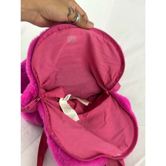 VTG Cheshire Cat Backpack Plush Alice In Wonderland Purse Small Bag Disney Store - Picture 8 of 16